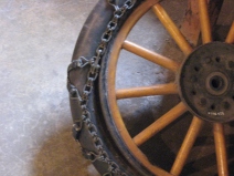 (An old wheel, Casa Loma, Toronto.  Summer 2014.)
