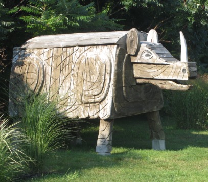sculpture garden, Ogunquit Museum of Art (Maine)